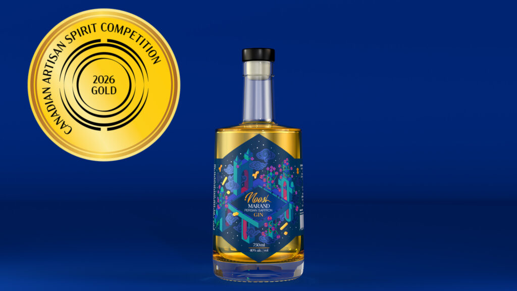 Noosh Gin gold medal Canadian Artisan Spirit Competition
